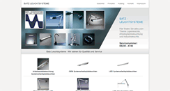 Desktop Screenshot of batz-leuchtsysteme.de